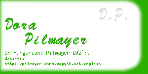 dora pilmayer business card